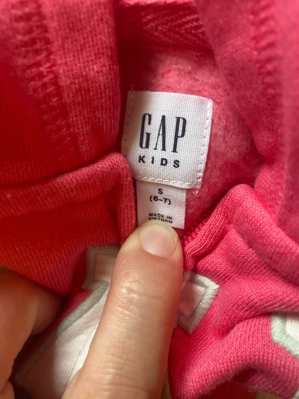 GAP Kids Pink Zip Hoodies - size small (6-7)